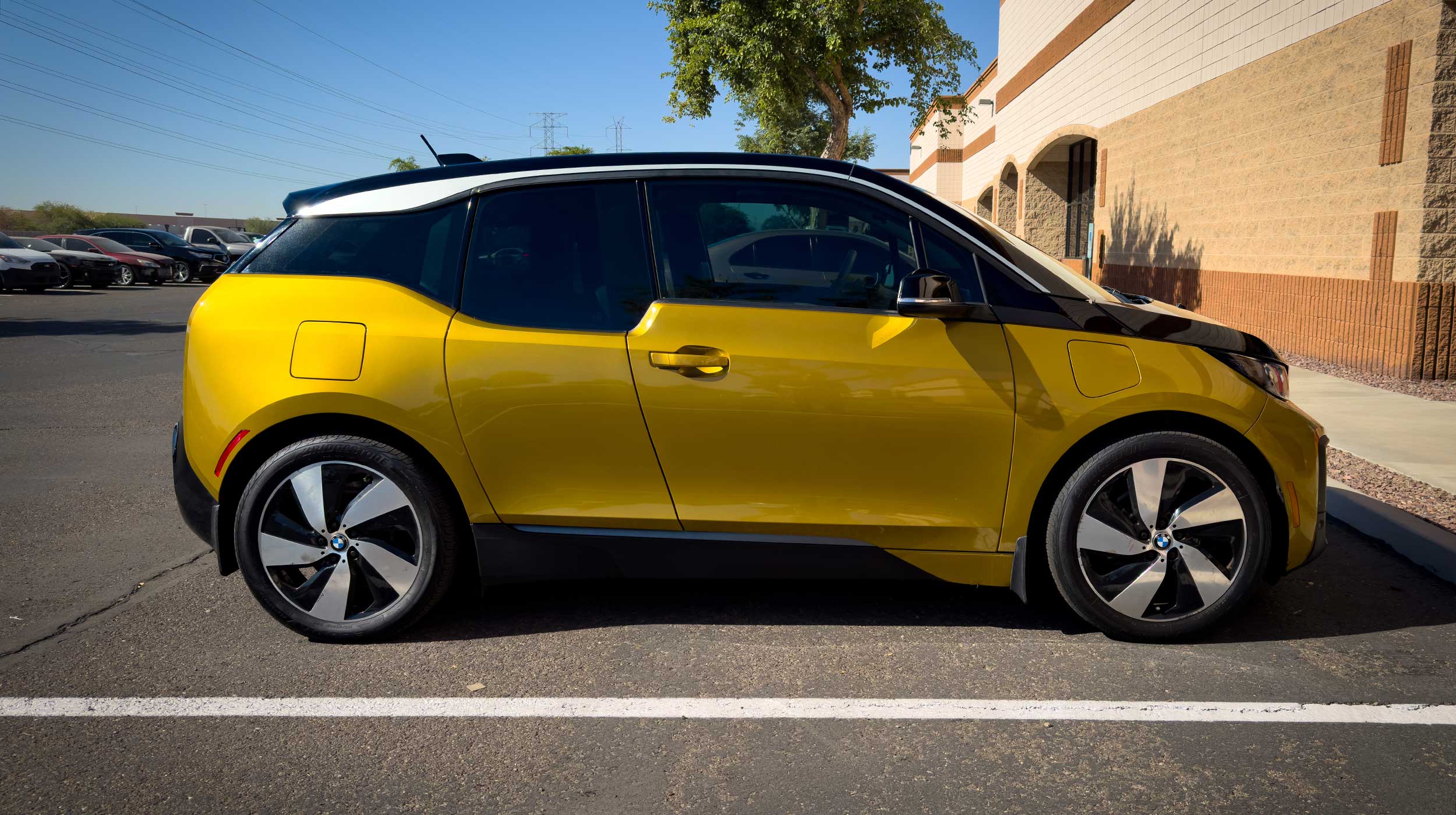 bmw i3 with llumar irx ceramic window tint