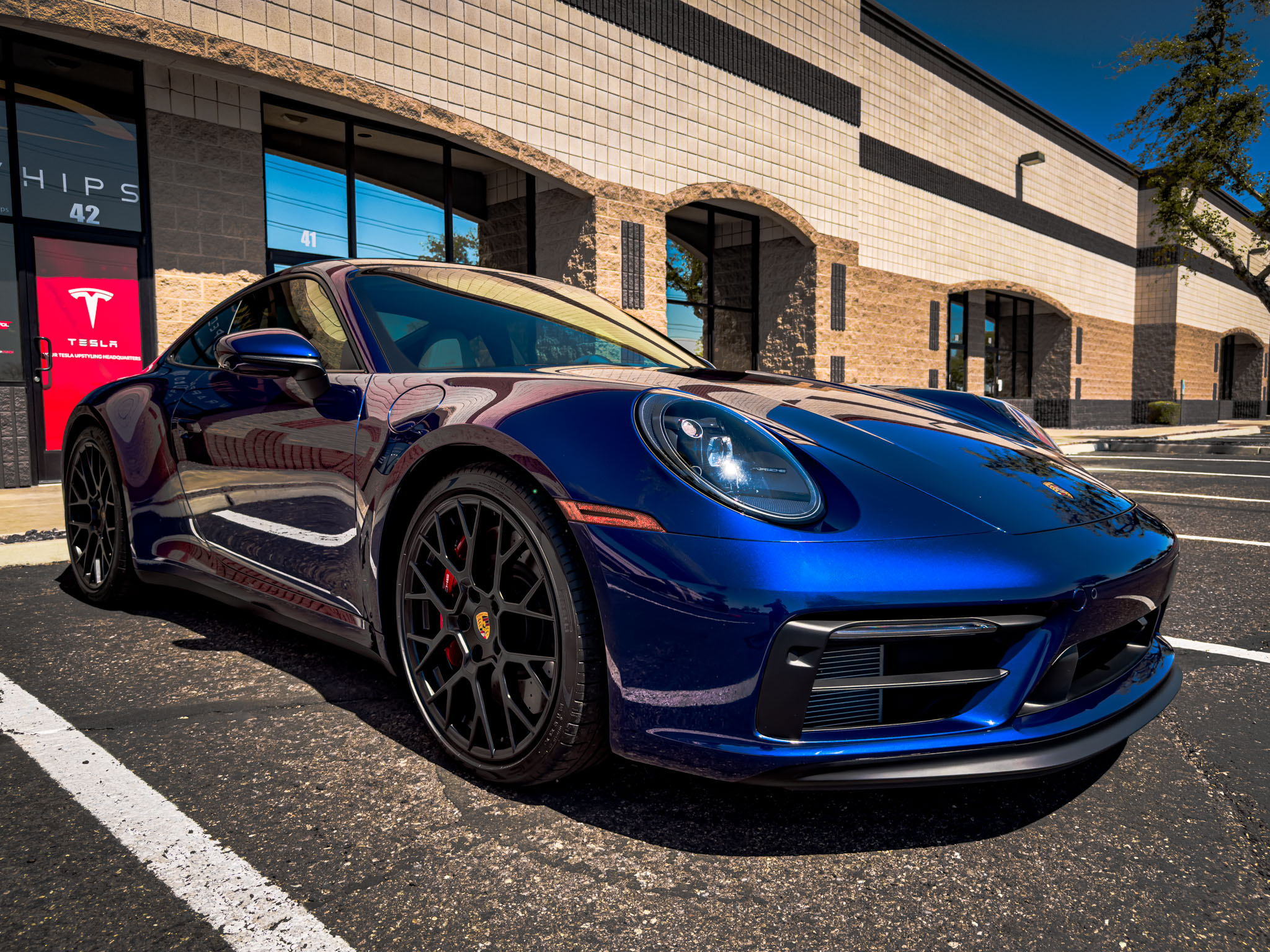 blue jeep with ceramic coating
